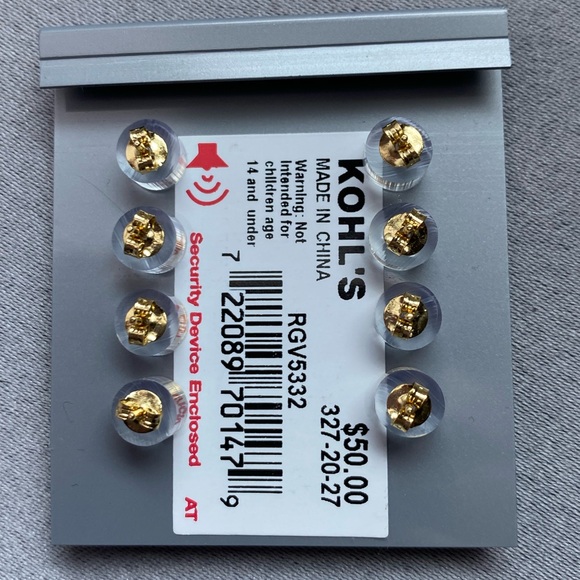 Primrose Sterling Silver Cubic Zirconia Graduated Stud Earring Set of 4 NWT - Picture 2 of 2